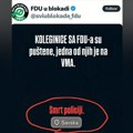 Studenti FDU pozvali na ubistvo policajaca