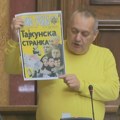 Srđan Milivojević u Skupštini čitao radikalsku knjigu: Vučić je bio kurir