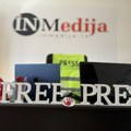 Promocija romana Marka Vidojkovića i rođendan IN Medija na Trgu slobode u Inđiji