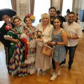 Učesnici festivala folklora "Šajka" na prijemu u Gradskoj kući