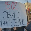 Građanski plenum neće biti održan na protestu u Kragujevcu