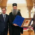 Porfirije sa predstavnicima Srpsko-američkog kongresa o zaštiti srpske baštine na Kosovu i Metohiji