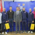 Prijem za reprezentativce Srbije u futsalu u Gradskoj kući u Vranju