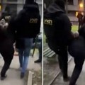 MUP objavio novi snimak hapšenja krvnika koji je izbo baku na Novom Beogradu