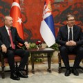 Vučić dočekao turskog predsednika Redžepa Tajipa Erdogana ispred Palate Srbija