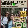Počela omiljena akcija ljubitelja Lovefest-a: Uz tri kupljene ulaznice četvrta stiže gratis