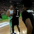 Dončić i Bonga u klinču - umalo tuča na prijateljskom meču: Pogledajte zašto su se pokačili