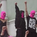 Protest Pusi Rajota zbog učešća Rusije na Venecijanskom bijenalu