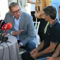 Vučić u Jadranskoj Lešnici: Izdvojićemo više novca za lokalne puteve u celoj Srbiji