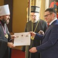 Đurđev uručio srpsko odlikovanje nauticajneijem ruskom mitropolitu Ilarionu Alfejevu