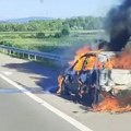 Vozači na auto-putu kod Ćuprije snimili stravičan prizor: Najvažnije da su ljudi na bezbednom
