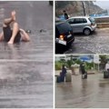 (Video) Jaka oluja zahvatila tivat Padavine širom Crne Gore, turisti beže glavom bez obzira