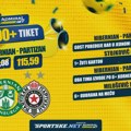 AdmiralBet 100+ tiket - Partizan dobija u jednom poluvremenu, Milošević sa 6+ odbrana za 115,59