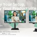 AOC Professional P4 serija: 120 Hz monitori s izvlačnim USB čvorištima i 5-godišnjom garancijom
