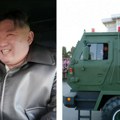 Severna Koreja pokazala novi višecevni bacač: Kim lično upravljao borbenim vozilom