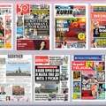 Naslovne strane današnjih novina: Prelistavanje štampe za sredu, 24. jun 2026. godine
