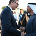 (Foto/video) Vučić dočekao šeika Muhameda bin Zajeda u Beogradu: "Svaki susret potvrda bliskosti naših zemalja"