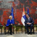 Sastanak predsednika Vučića sa Ursulom fon der Lajen; Srbija zna svoje obaveze i ispunjava ih, ali ne protivno Ustavu