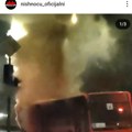 Ponovo goreo gradski autobus u Nišu (VIDEO)