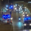 Muškarac i žena teško povređeni u sudaru u Novom sadu! Pali s motora kod Mišeluka, prebačeni na reanimaciju (video)