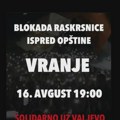 Mladi Srbije najavili blokadu raskrsnice kod opštine za subotu uveče