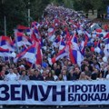Nepregledna kolona u Zemunu, narod se masovno digao protiv blokada