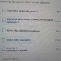 Građani kažu da najviše veruju izabranom lekaru, a da se češće leče privatno