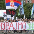 (Foto) Protest protiv "betonizacije" zelenih površina na Ušću: Okupljeni traže zaustavljanje planiranih radova