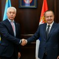 Dačić primio u oproštajnu posetu ambasadora Kazahstana Madija Atamkulova