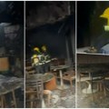 Zapaljeni restoran na Dorćolu potpuno ugljenisan: Kamere snimile napadača na delu, razbio staklo na lokalu i sve spalio…