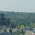 Požar na kamionu zaustavio saobraćaj na auto-putu Beograd–Niš