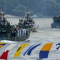 Српски и мађарски војници у акцији уништења "терориста" и потраге под водом