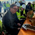 Vučić obišao radove na Ekspu: Budućnost se upravo gradi ovde