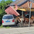 Žena automobilom uletela u ugostiteljski objekat u Ulici vojvode Stepe