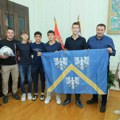 Prijem i za šampione u basketu iz Sevojna (VIDEO)