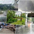 Najdramatičniji prizori nevremena koje je protutnjalo kroz Srbiju: Vetar čupao drveće, kiša poplavila ulice, u Beogradu…