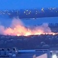 Veliki Požar na Adi Huji: Vatra i dim se vide sa velike razdaljine, objavljen dramatičan snimak (video)