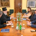Gojković sa sremskim mitropolitom Vasilijem o podršci obnovi duhovnog nasleđa