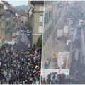 Vodeni topovi, suzavac i gumeni meci na protestu u Švajcarskoj! Napad pro-palestinskih demonstranata na policiju, veliki broj…