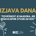 Izjava dana: “Površnost je najgora, jer rešava bitne stvari ad hoc”
