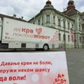 Akcija dobrovoljnog davanja krvi: Na trgu u Zrenjaninu