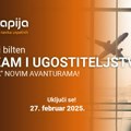 Tematski bilten "Turizam i ugostiteljstvo - Recite da novim avanturama!" 27. februara na eKapiji