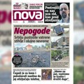 „Nova“ piše: „Srbiju pustošile vatrene stihije i olujno nevreme“