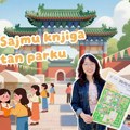Mia na Sajmu knjiga u Ditan parku