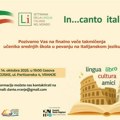 Takmičenje u pevanju „In…canto italiano“