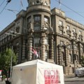 Peti dan protesta Pobunjenog univerziteta ispred Vlade Srbije