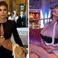 Синди Моделс у луксузном проводу са Сорајом: Кавијар и фенси коктели, старлетин деколте боде оче (Фото)
