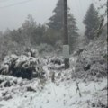 Први снег на Видојевици код Прокупља