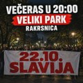 „Kragujevac ustaje”: večeras skup na raskrsnici u Velikom parku, uoči skupa na Beogradskoj Slaviji