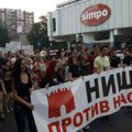 Na petom protestu “Srbija protiv nasilja” u Nišu blokiran Bulevar Nemanjića